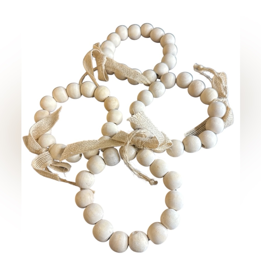 Wood Bead Wreaths